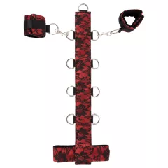 Bad Kitty - Asian Arms to Neck Bondage Set (Red-Black)