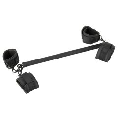 Fetish - Faux Leather Restraint Rod Set (6 pieces) - Black