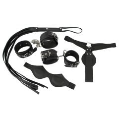 / Vegan Fetish - Bondage Set (7 Pieces) - Black