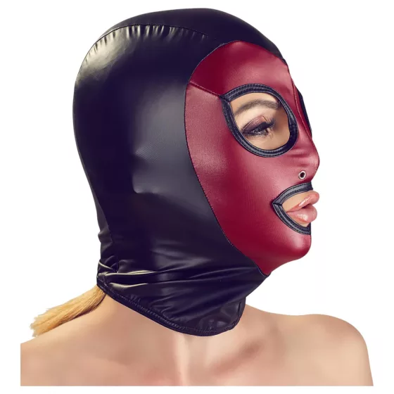 Bad Kitty - Shiny Red Suction Mask (S-L)