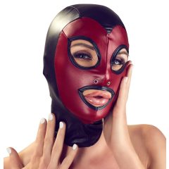 Bad Kitty - hearty, shiny mask - black-red (S-L)