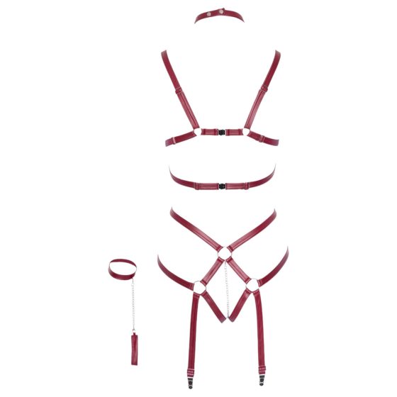 Bad Kitty - Full Body Harness (Red) - L/XL