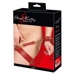 Bad Kitty - Hands to thighs clamp set (red)