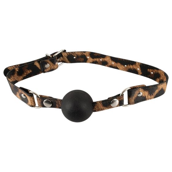 Excellent Power - Silicone Gag (Leopard Print)