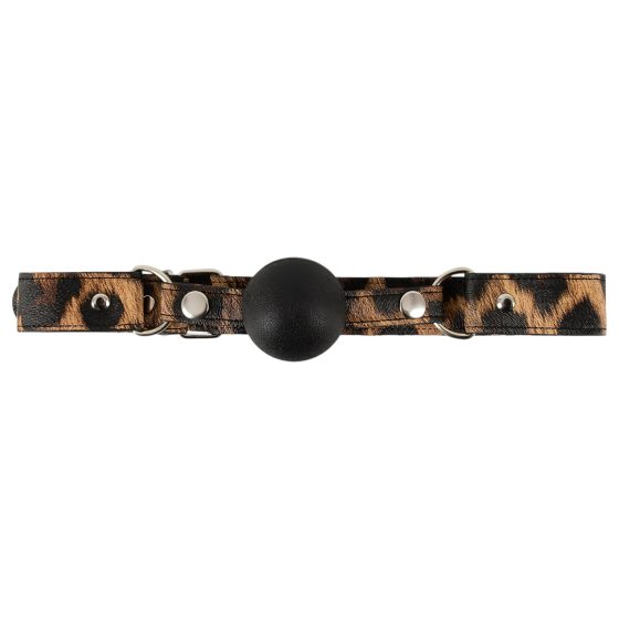 Excellent Power - Silicone Gag (Leopard Print)