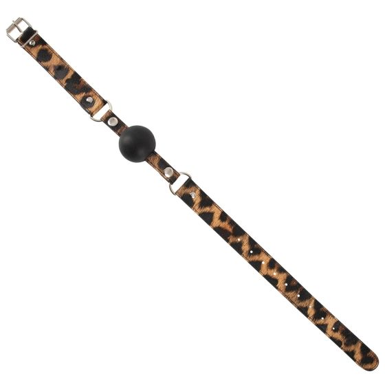 Excellent Power - Silicone Gag (Leopard Print)