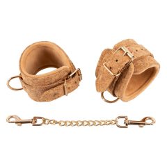 Vegan Fetish - wrist cuffs (cork)