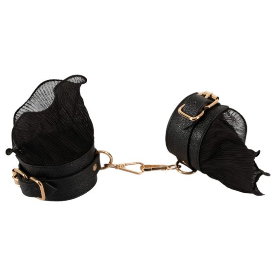 Bad Kitty - Ruffled Bondage Set (4-Piece) - Black