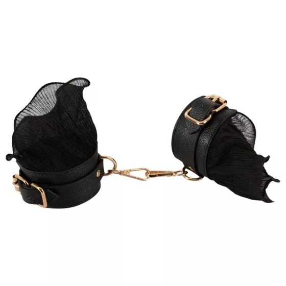 Bad Kitty - frilly bondage set (4-piece) - black