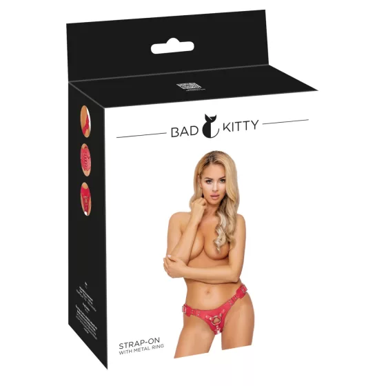 Bad Kitty - Harness for Strap-On Products (Red)