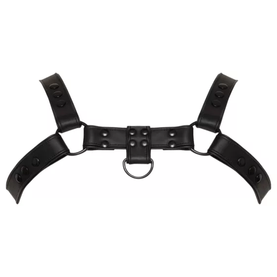 Svenjoyment - faux leather chest harness (black)