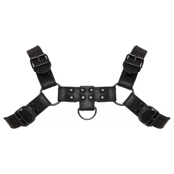 Svenjoyment - faux leather chest harness (black)