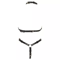 Bad Kitty - open-cup strappy bodysuit (black) - S-L