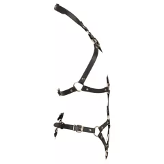 Bad Kitty - open-cup strappy bodysuit (black) - S-L