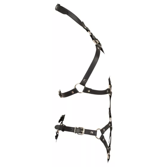 Bad Kitty - open-cup strappy bodysuit (black) - S-L
