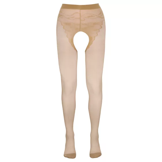 Cottelli - Striped Sexy Stockings (Nude)
