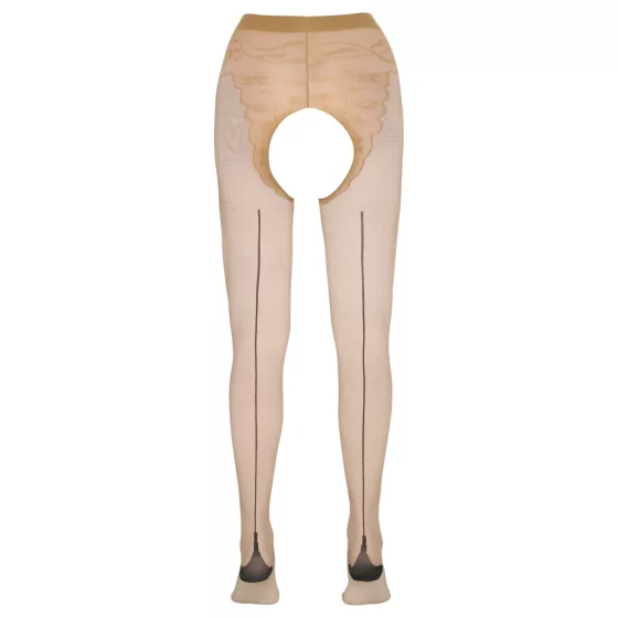 Cottelli - Striped Sexy Stockings (Nude)