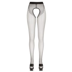 Cottelli - double effect open tights (black)