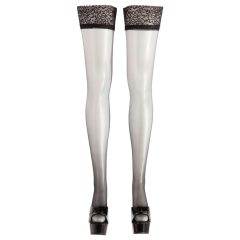 Cottelli - Satin Thigh Highs (Black) 