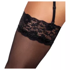 Cottelli - Silky Thigh-Highs (Black)