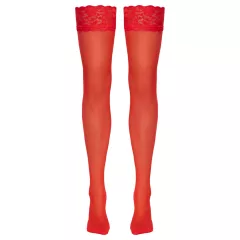Cottelli - Silky Thigh-Highs (Red)