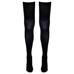   Cottelli - thigh-high self-supporting fishnet stockings (black) - S/M