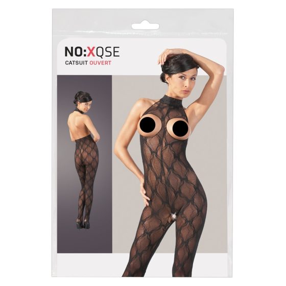 NO:XQSE - Lace overalls open at the chest