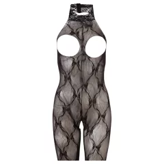 NO:XQSE - Lace Jumpsuit with Open Bust Design - XL/XXL