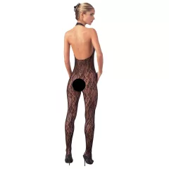 NO:XQSE - Lace Jumpsuit with Pearl Embellishments