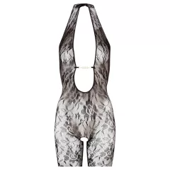 NO:XQSE - Lace Jumpsuit with Pearl Embellishments