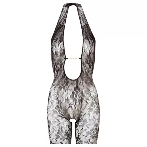 NO:XQSE - Lace Jumpsuit with Pearl Embellishments
