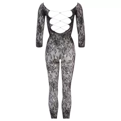 NO:XQSE - Floral Catsuit - Black (S-L)