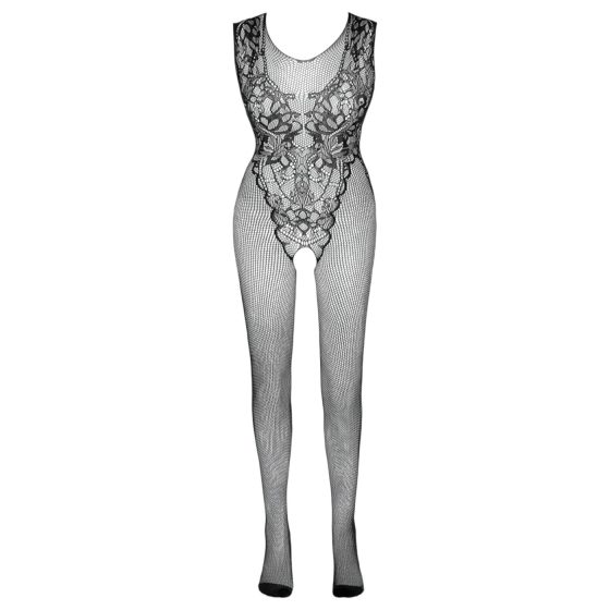 NO:XQSE - Sleeveless Open Net Jumpsuit - Black (S-L)
