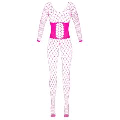 Cottelli - Fishnet Bodystocking (Pink) - Size S-L