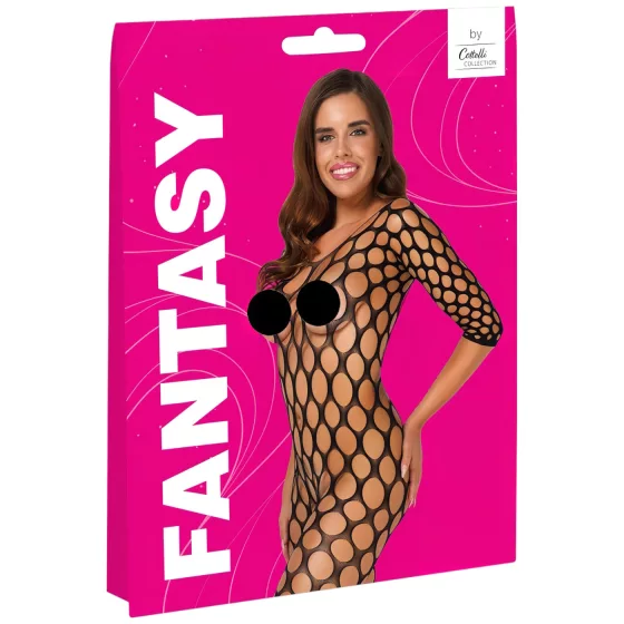 Cottelli - Black Fishnet Bodystocking (S-L)