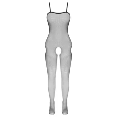   Cottelli Fantasy - black fishnet bodystocking with hip cut-outs and open crotch (S-L)