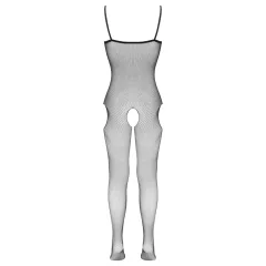   Cottelli Fantasy - black fishnet bodystocking with hip cut-outs and open crotch (S-L)