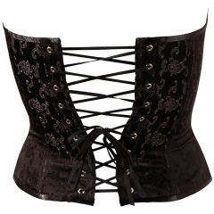 Cottelli - embroidered party corset (black)