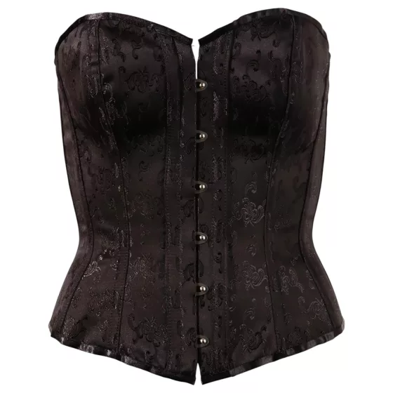 Cottelli - Embroidered Party Corset (Black) - M