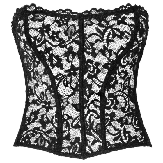 Noir - Lace Corset (Black) - M