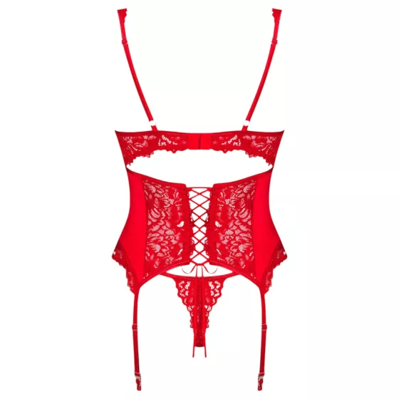 Obsessive Amor Cherris - Lace Garter Set (Red)