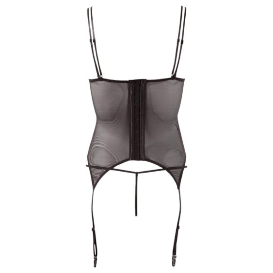 Cottelli - Adjustable Garter Top (Black) 