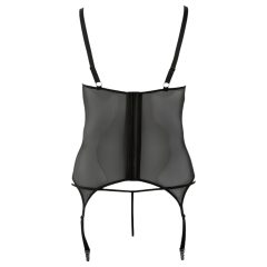 Cottelli - Floral Women's Top, Plus Size (Black)