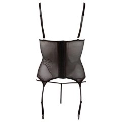 Cottelli - Sleek Striped Sheer Top (Black)