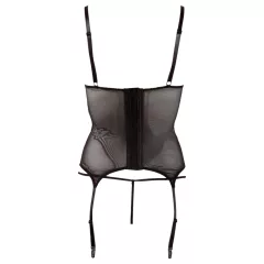 Cottelli - Sleek Striped Sheer Top (Black)