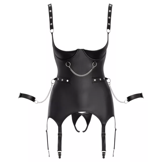 Cottelli - Push-Up Bondage Set (Black) - L