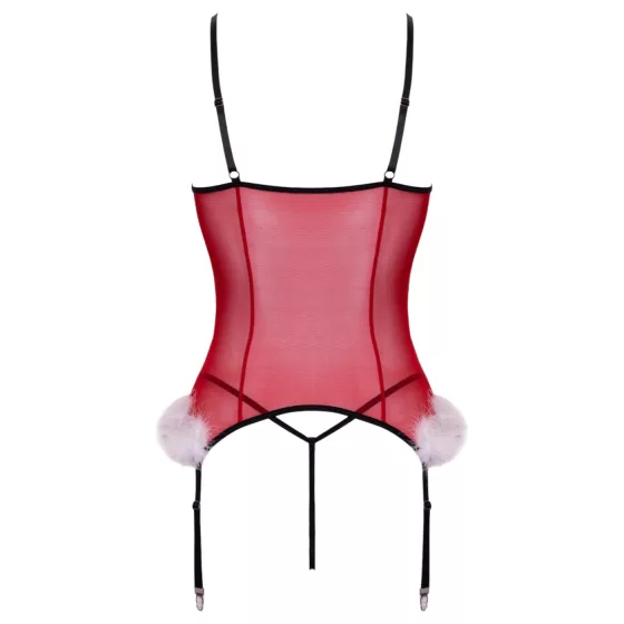 Cottelli - Christmas Lingerie Set (Red)