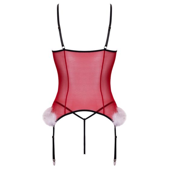 Cottelli - Christmas Lingerie Set (Red) - L/XL
