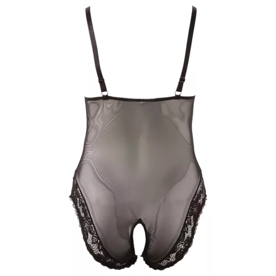 Cottelli Plus Size - Black Lace Bodysuit - XXL