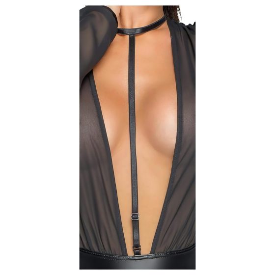 Noir - Halterneck, Flowing Body (Black)
